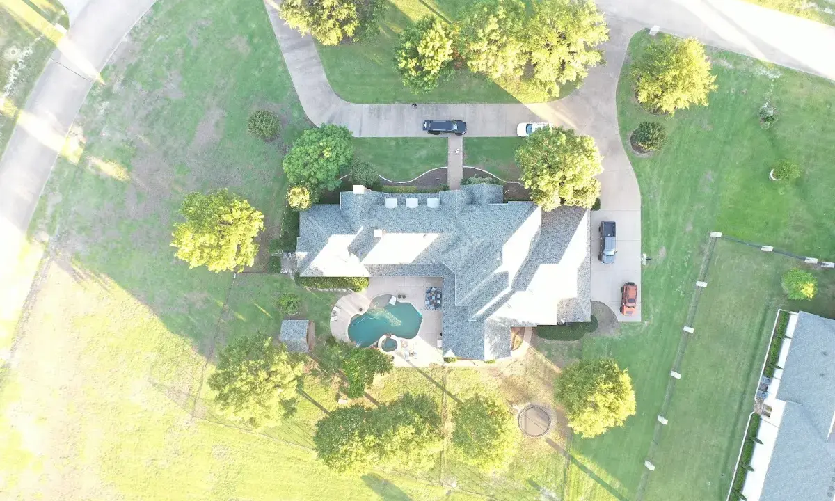 New shingle roof installation on a home in Abilene